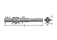 Adapter trzpienia wiertła górniczego Furukawa M120 Pd 200 Pd 200r