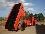 Pomarańczowy 12-tonowy Podziemia Górnicza Ciężarówka, Złoty Sprzęt Wydobywczy Górnictwa