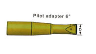 Adapter pilotujący 6 ° / Chwyt wiertarski do gwintów Model R25 Narzędzia do wiercenia w kamieniu