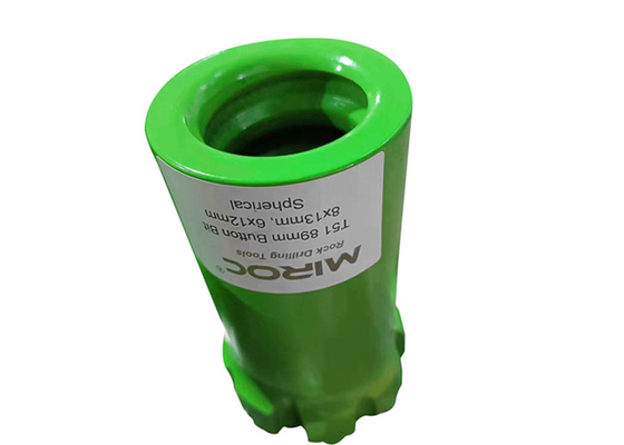 T51 89mm Wiertło Dth Hammer Button Bits Tungsten Carbide / 14 przycisków nawiniętych