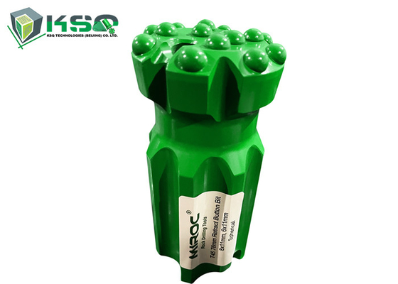 Włączenie węglika wolframowego z nitkami narzędzia do wiercenia w skale T45 76mm Retrac Button Bits