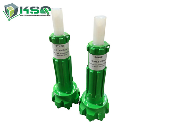 105 mm DTH wiertarki dla COP35 / DHD3.5 DTH Hammer Zielony kolor z zawór stopni