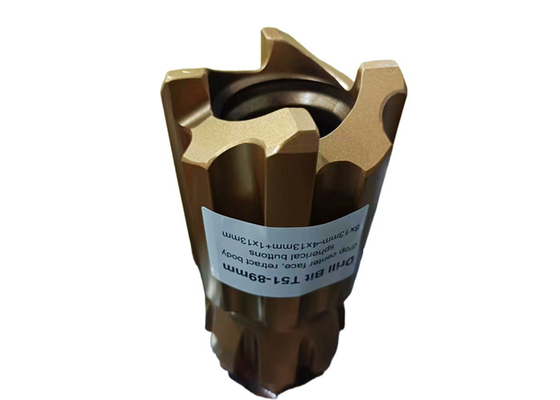 T51-89mm Retrac Tungsten Carbide Drill Bit dla długotrwałej wydajności wiercenia