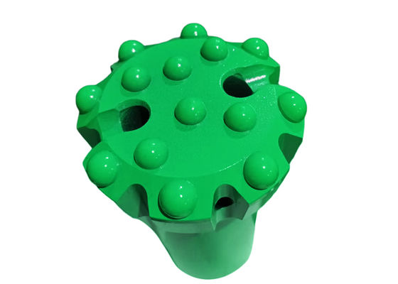 Głowica wiertnicza Hard Rock T51-102mm Płaska powierzchnia Sferyczny gwint Wiertło do skał przyciskowe do górnictwa