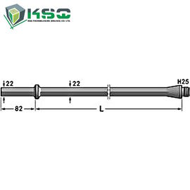 H25 Hex 22 mm Wiertarka Rod Shank 108 mm