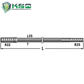 R25 Drifter Rod R32-Hex 25-R25 Flushing otworu 8,6 mm