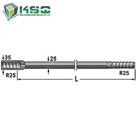 R25 Prędkość Rod R25-Hex 25-R25 Flushing otworu 8,6 mm