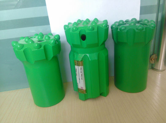 T45 Button Drill Bit Standard / Retractable Rock Drilling Spare Parts