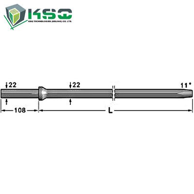 7 / 11 / 12 Degree Tapered Drill Rod