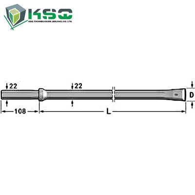 Chromium Molybdenum Steel Integral Drill Rod