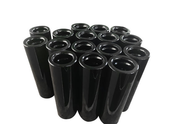 T45 210mm Mining Threaded Drill Rod Coupling Sleeve Adapter