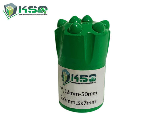 Górnictwo Wiercenie Tunelowanie Zwężający się guzik Bit Krótka spódnica 7 stopni 32-50 mm