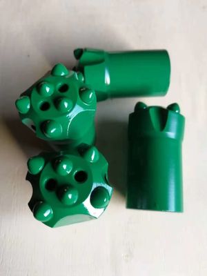 Precision Button Wiertła Stożkowe Rock Bits Długie / Krótkie spódnice Rock For 7/11/12 Degree Drill Rod