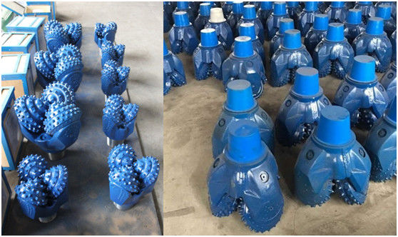 Wiertło stożkowe / okrągłe z węglika wolframu Tricone Trwała wysoka wytrzymałość