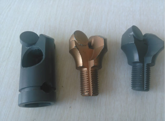 Wysoka wytrzymałość na zginanie Przycisk Wiertło dwuskrzydłowy PDC Kotwica Shank / Górnictwa Węgla