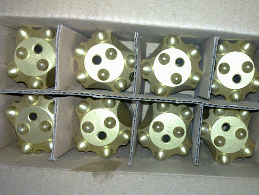 Węglik wolframu wiercenia Mining Tools, 7 ° Wydobywanie 34mm Przycisk Taper Bit